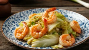 Easy Stir-Fried Chinese Cabbage Recipe with Shrimp