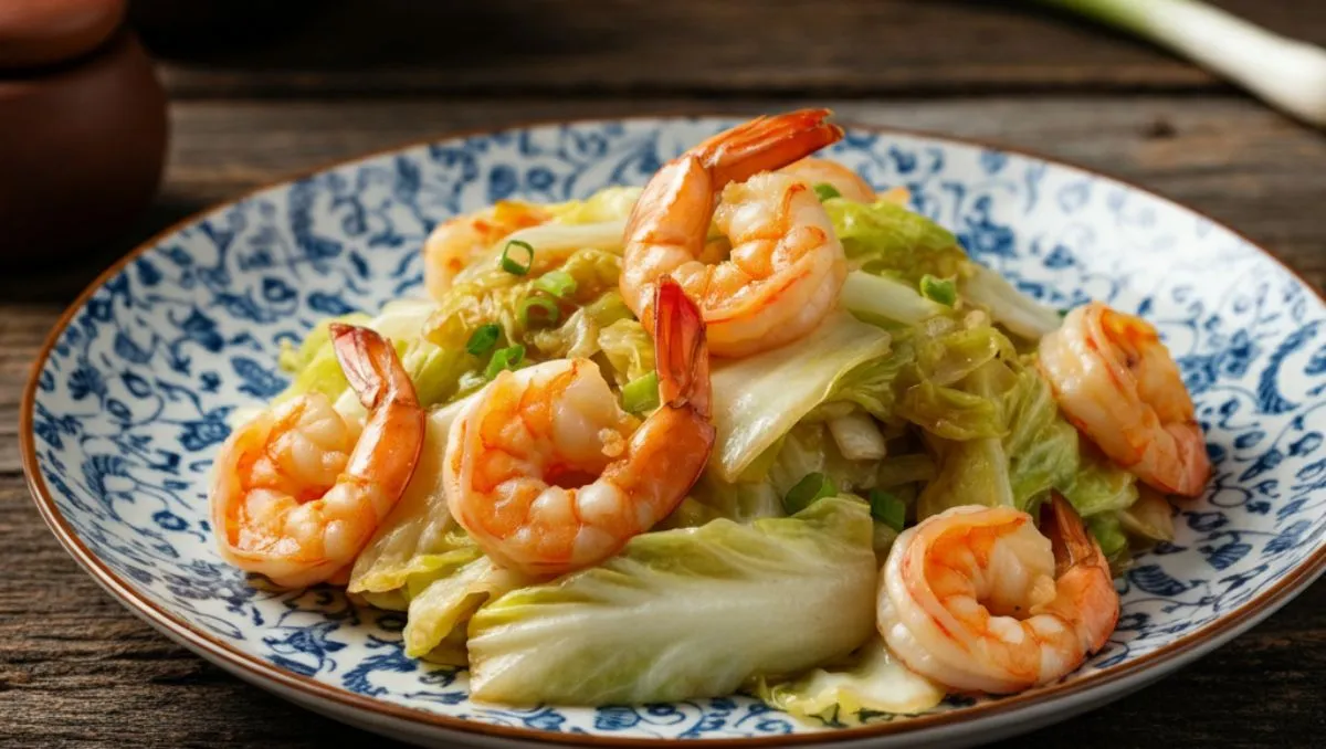 Easy Stir-Fried Chinese Cabbage Recipe with Shrimp