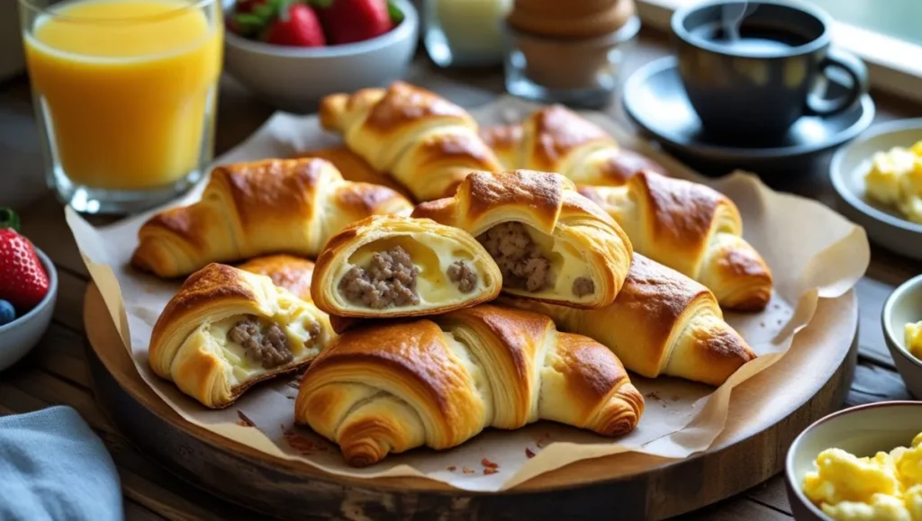 Sausage Cream Cheese Crescents Recipe