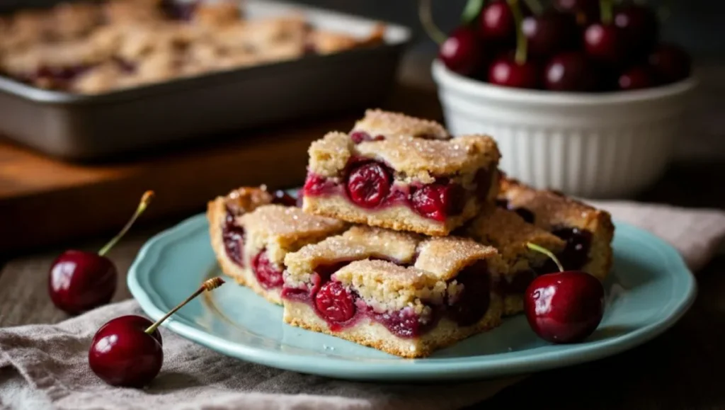 Easy Cherry Pie Bars Recipe