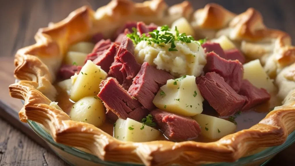 corned beef & potato pie recipe​