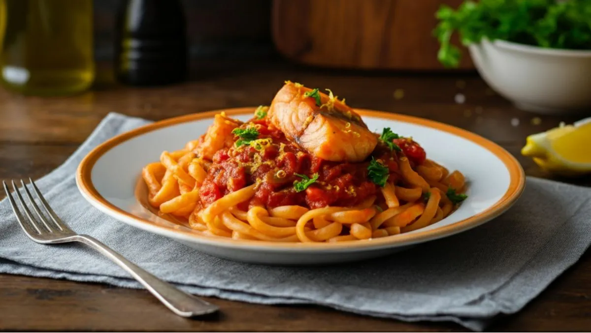 Calabrian Fish Ragu Pasta Recipe