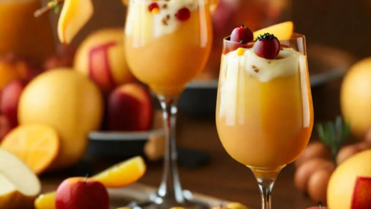 Sparkling Apple Cider Mimosa