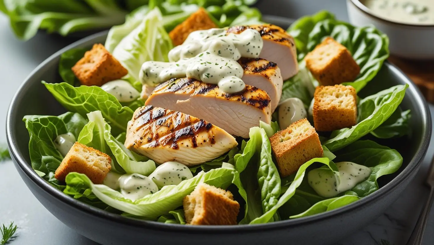 chicken ceasar salad recipe